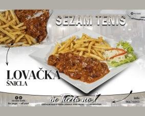 Hrana u restoranu Sezam Tenis Tuzla