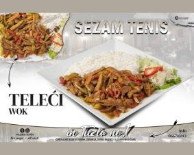 Hrana u restoranu Sezam Tenis Tuzla