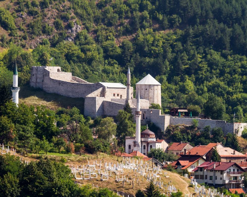 Tvrđava stari grad u Travniku