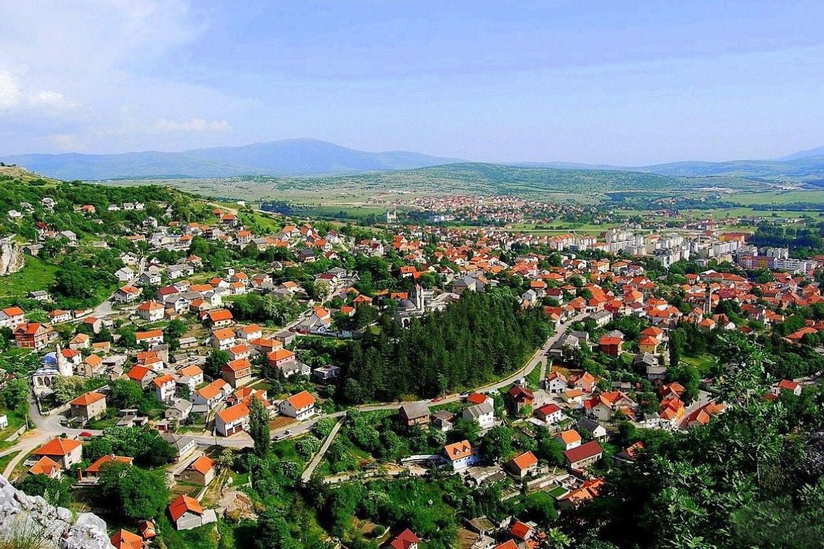 panoramski pogled na livno