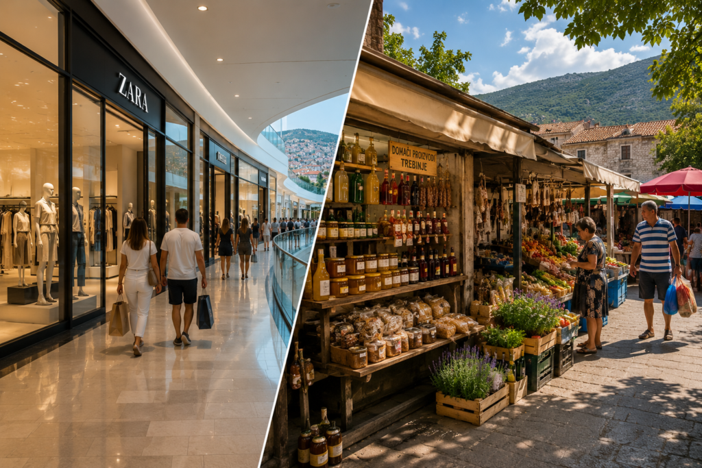 Kupovina u Trebinju i Dubrovniku – različita iskustva shoppinga